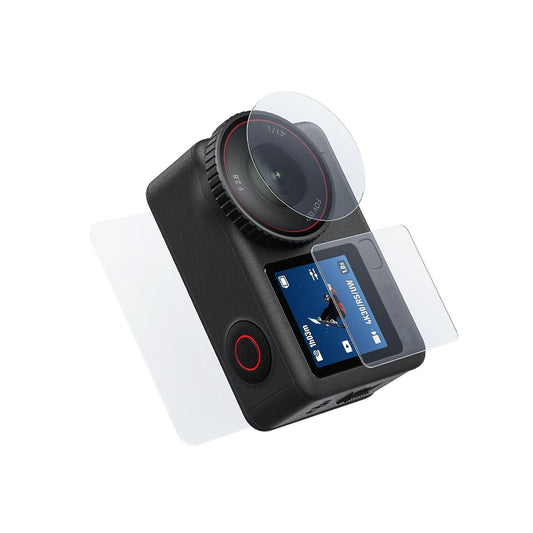 DJI Osmo Action 6 Tempered Glass Screen Protector (Lens + Front Screen + Rear Screen)