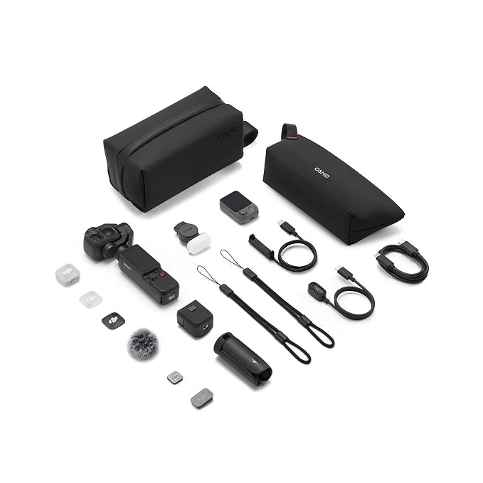 DJI Osmo Pocket 4P Vlog Combo, Dual-Lens 4K Gimbal Camera