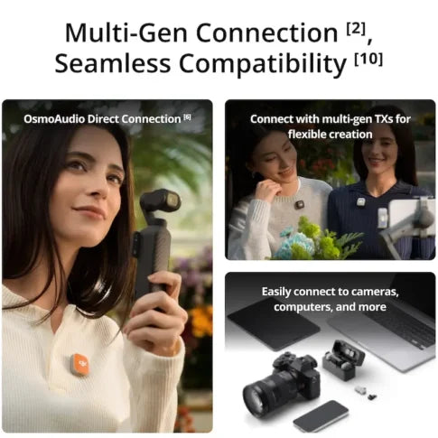 DJI Mic Mini 2 Mobile Combo Kit (2 TX + 1 Mobile RX + Charging Case)