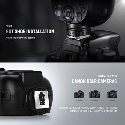 NEEWER Z1 TTL Round Head Flash (CANON) with QPRO Trigger